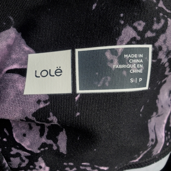 LOLE Sierra Leggings Ankle High Waist Black Erosion Small - Picture 11 of 13